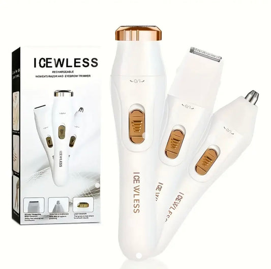 3-IN-1 ELECTRIC HAIR REMOVAL SET USB RECHARGEABLE